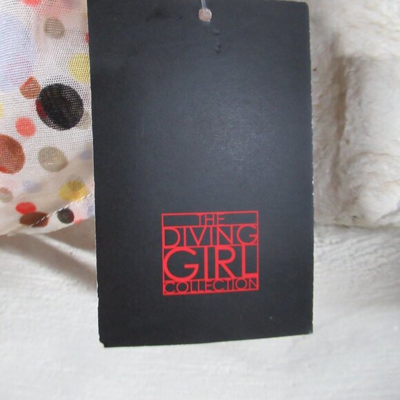 The Diving Girl Collection Polka Dot Tie Halter Size M - Picture 5 of 8